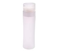 Kznifmk Hot! Portable Refillable Silicone Bottle Travel Lotion Shampoo Bath Containers 80Ml White