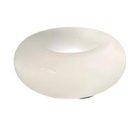 Kznifmk LED Donut Table Lamp USB Charging Bedroom Table Lamp Atmosphere Decorative Table Lamp White