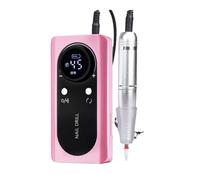Kznifmk Low Noise Nail Sander Polish Machine Professional Nail Removal Machine Nail Polish Machine Manicure Salon Tool Pink