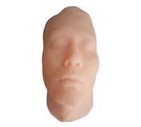 Kznifmk Micro-Shaping Silicone Human Heads Model Simulation Injection Suture Skin Pad Model Dummy Man