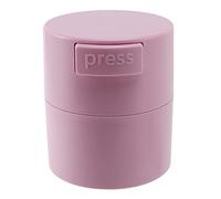 Kznifmk Pink New Matte Fashion Eyelash Glue Storage Tank Container Adhesive Stand Activated Carbon Sealed Storage Jar