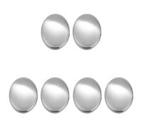 Kznifmk Stainless Steel Soap, Odor Remover Hand Bar Kitchen Eliminating Smells Onion, Garlic, Fish, Other Strong Scents 6 Pack