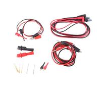 Kznifmk Test Meter Kit JT8043 Multi-Function Multi-Piece Replaceable Test Meter Stick Kit 4MM Plug to Alligator Clip Test Leads