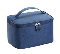 Kznifmk Travel Men Toiletry Bag Out of Household Travel Oxford Fabric Waterproof Makeup Bag Women'S Cosmetics Storage Bag Easy to Use 24.5 X 16 X 13cm Blue