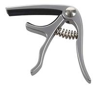 Kznifmk Ukulele Capo Single-Handed Quick Change Ukulele Capo Guitar Parts And Accessories(Silver)