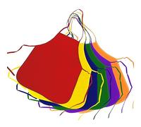 KZNKZN 12 Pack 6 Color Solid Sleeveless Waterproof Kids Aprons Kids Painting Apron Kids Art Cover Ups For Kitchen And Classroom Boys Or Girls