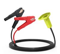 Kzreect Jumper Cables Adapter Compatible with Ryobi 18V Battery, 8AWG 5.9FT Portable Battery Jump Starter for Starting Car Light Vehicles
