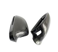KZSH Wing Mirror Cover For A4 B8 A6 C6 A5 8T Q3 A3 8P Rearview Side Mirror Caps for S for Line Car Mirror Housing Real Carbon Fiber Mirror Cover
