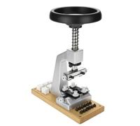 KZU Bench Watch Opener 5700, Flexible Waterproof Watch Case Opener, Watch Case Back Opener and Close with Adjustable Holder and 12 Chucks for Watch Making and Repair, multi