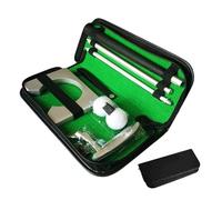 KZU Portable Golf Putter Set, Detachable Executive Putter, 2 Putter Balls, Travel Case, Mini Golf Putter for Office, Home, Indoor/Outdoor Putting Practice (Right Handed, Silver)