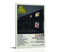 KZXBOCXHV Album Favourite Worst Nightmare Poster Posters Premium Canvas Wall Art for Bedroom Living Room And Anime Lounge Decor 20x30inch(50x75cm) Frame-style