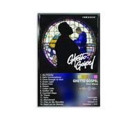 KZXBOCXHV Album Ghetto Gospel Poster Posters Premium Canvas Wall Art for Bedroom Living Room And Anime Lounge Decor 16x24inch(40x60cm) Unframe-style