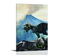 KZXBOCXHV ARK Survival Evolved Canvas Posters Premium Canvas Wall Art for Bedroom Living Room And Anime Lounge Decor 20x30inch(50x75cm) Frame-style