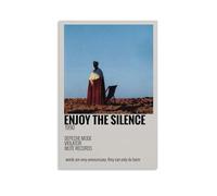 KZXBOCXHV Depeche Mode Enjoy The Silence Poster Canvas Wall Art Home Prints Canvas Print Home Gym Office Wall Bedroom Decorative Retro Wall Color Wall Decoration12x18inch(30x45cm) Unframe-style