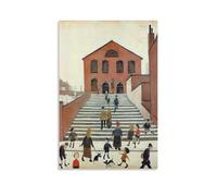 KZXBOCXHV L. S. Lowry Poster Canvas Wall Art Home Prints Canvas Print Home Gym Office Wall Bedroom Decorative Retro Wall Color Wall Decoration 12x18inch(30x45cm) Unframe-style