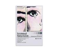 KZXBOCXHV Radical Suicide Album Poster Posters Premium Canvas Wall Art for Bedroom Living Room And Anime Lounge Decor 16x24inch(40x60cm) Unframe-style