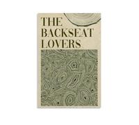 KZXBOCXHV The Backseat Lovers Poster Canvas Wall Art Home Prints Canvas Print Home Gym Office Wall Bedroom Decorative Retro Wall Color Wall Decoration20x30inch(50x75cm) Unframe-style