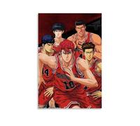 KZXBOCXHV The First Slam Dunk Poster Canvas Wall Art Home Prints Canvas Print Home Gym Office Wall Bedroom Decorative Retro Wall Color Wall Decoration24x36inch(60x90cm) Unframe-style