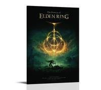 KZXBOCXHV The Overture of Elden Ring Movie Poster Posters Premium Canvas Wall Art for Bedroom Living Room And Anime Lounge Decor 08x12inch(20x30cm) Frame-style
