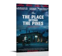 KZXBOCXHV The Place Beyond The Pines Poster Canvas Wall Art Home Prints Canvas Print Home Gym Office Wall Bedroom Decorative Retro Wall Color Wall Decoration16x24inch(40x60cm) Frame-style