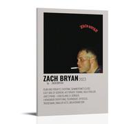 KZXBOCXHV Zach Bryan by Zach Bryan Poster Canvas Wall Art Home Prints Canvas Print Home Gym Office Wall Bedroom Decorative Retro Wall Color Wall Decoration12x18inch(30x45cm) Frame-style