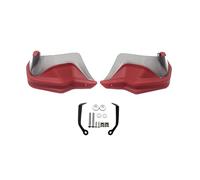 KZYQDARS Motorcycle Handguard Windshield for CFMOTO 450MT 2024 2025 Handlebar Hand Guard Heightened Hand Guard Brake Clutch Lever Protector(Red Grey Set)