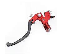 KZZYPJ Brake Clutch Lever for Adelin PX7 Perch Line Cable Clutch Lever 22mm 7/8" Universal Forged Aluminum Motorcycle Street Racing Bike(Red)