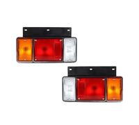 KZZYPJ For Isuzu For NPR For ELF For NKR For NHR For NLR Truck 1987-2022 Car Rear Bumper Tail Light Stop Brake Light Warming Signal Lamp Reflector Lamp Car Rear Tail Light(1 Pair)