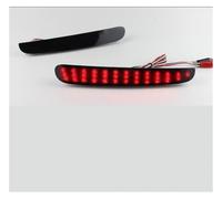 KZZYPJ For NBOX 2023 2024 2X LED Car Rear Bumper Reflector Lights Braking Driving Lamp Rear Fog Warning Light 3rd Third Brake Stop Light(Smoke Lens)