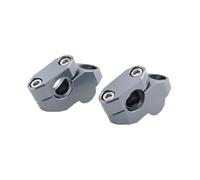 KZZYPJ HANDLEBAR RISERS MOVE BACK For Suzuki For VSTROM For V-Strom 250 For V-STROM 650 For DL650 2piece 7/8" 22mm Handle Bar Mount Risers Offset Extend Raised HANDLE BAR RISER(Gray)