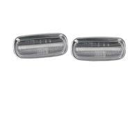 KZZYPJ Indicator Light Lamp Turn Signal For A3 2000 2001-2003 For A8 1999-2002 For TT Clear Smoked Lens LED Side Marker Lamp Fender Turn Signal Dynamic Amber Lights(Clear Normal Amber)
