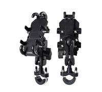 KZZYPJ Motorcycle Navigation Bracket Motorcycle Bike Phone Holder Shock Absorbe Bracket Stand 360° Rotatable Mobile Mount Shockproof Navigation Support(A Handlebar)