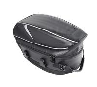 KZZYPJ Motorcycle Saddle Bag Motorcycle Back Seat Waterproof Large Capacity Tail Universal Motorbike Tail Bag(Black)