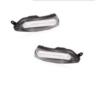 KZZYPJ Trailer Lights For Chrysler 300 2011-2020 Sequential Amber LED Front Side View Mirror Indicator Lights Blinker Turn Signal 12V(Clear Lens)