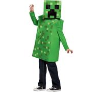 DISGUISE DISK65642G Classic Minecraft Creeper Costume, Boys, Green, Large