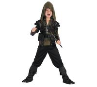(L 10-12 years (130-140 cm)) Boy's hunter archer costume