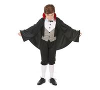 (L 10-12 years (130-140 cm)) Chic vampire costume for boys Halloween