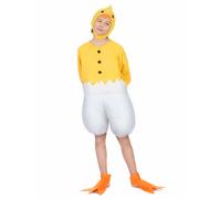 (L 10-12 years (130-140 cm)) Children's chick costume