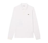 White Polo Shirt with Crocodile Logo - male - Lacoste - Polo Shirts - White - S - Tops S