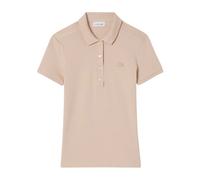 L.12.D Slim Fit Stretch Mini Piqué Polo - female - Lacoste - Polo Shirts - Beige - L - Tops L