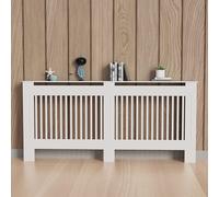 (L(152x19x91cm)) Modern White MDF Radiator Cover Living Room