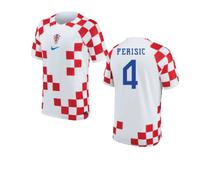(L) 2022-2023 Croatia Home Shirt (PERISIC 4)