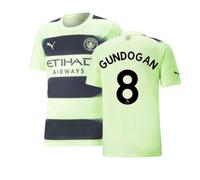 (L) 2022-2023 Man City Third Shirt (GUNDOGAN 8)