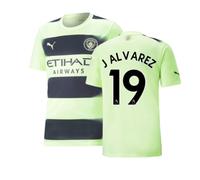(L) 2022-2023 Man City Third Shirt (J ALVAREZ 19)