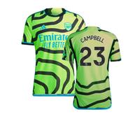 (L) 2023-2024 Arsenal Authentic Away Shirt (Campbell 23)