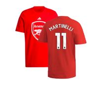 (L) 2024-2025 Arsenal DNA Graphic Tee (Red) (Martinelli 11)