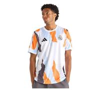 (L) 2024-2025 Real Madrid Pre-Match Shirt (White/Crew Orange)