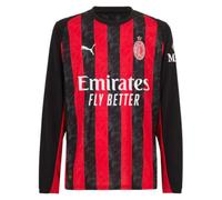 (L) 2025-2026 AC Milan Long Sleeve Home Shirt