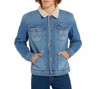 Wrangler Men's Icons Sherpa Jeansjacke, Blue (3 Years 10k), L UK