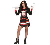 (L (42-44)) Women's hockey assassin costume